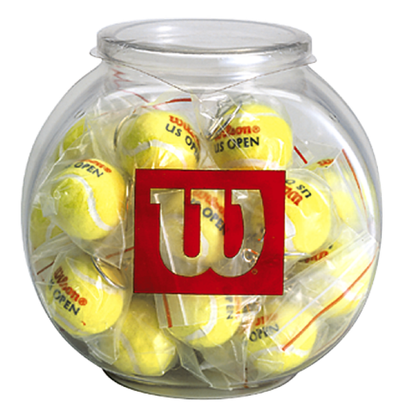 Wilson Tennis Ball Keyring Box of 24