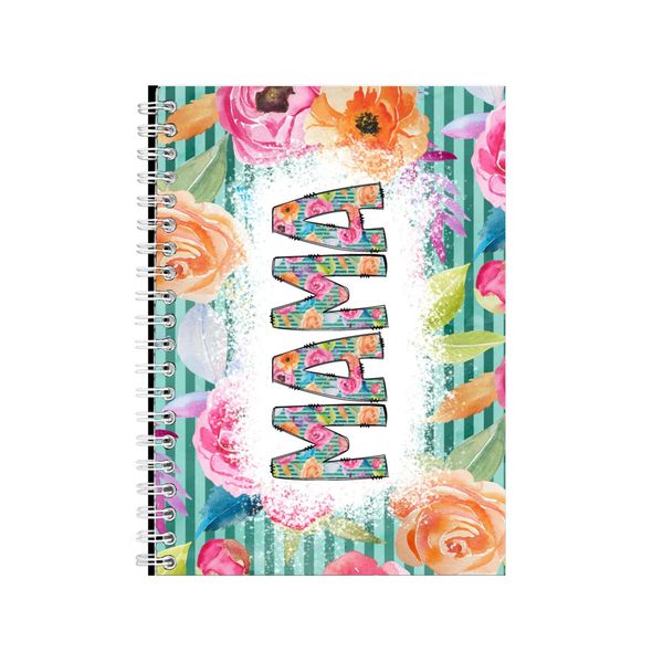 Cute Flowers Mother Notebook Mother's Day Gift Idea A4 Notepad Pad 83