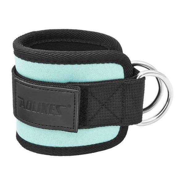 AOLIKES Adjustable Ankle Wrist Cuffs Padded Straps D-Ring Glute Kickback