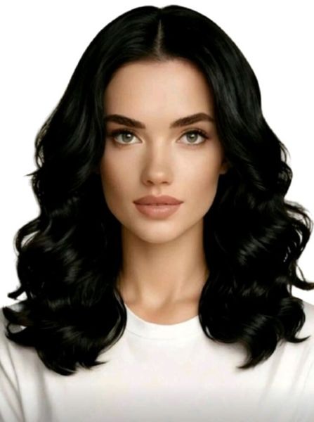 26th Avenue Collection 14-Inch Black Wavy Synthetic Wig