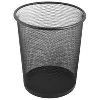 Marco Wire Mesh Trash Can - Black