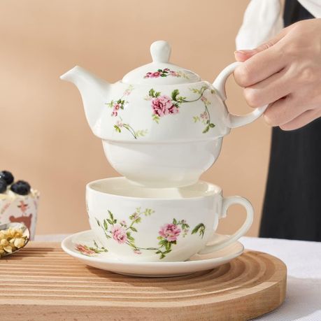 400ML European Bone China Teapot English Afternoon Tea Set Teapot