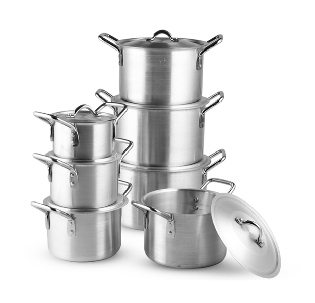14 Pieces High Quality Aluminum Cooking Pot Set