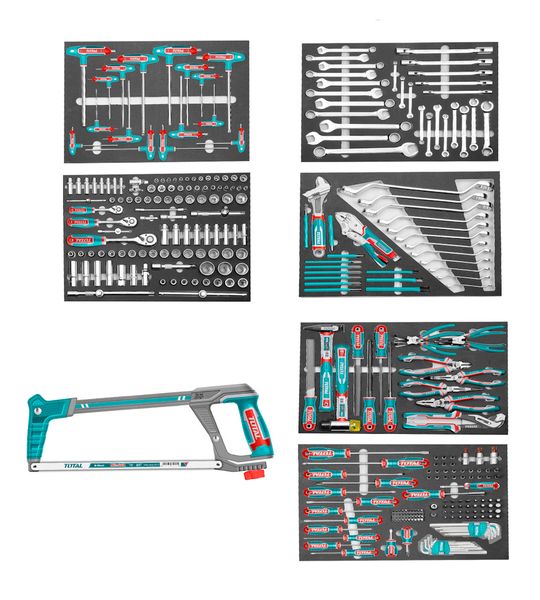 Total Tools 328 Pcs Tool Chest Set