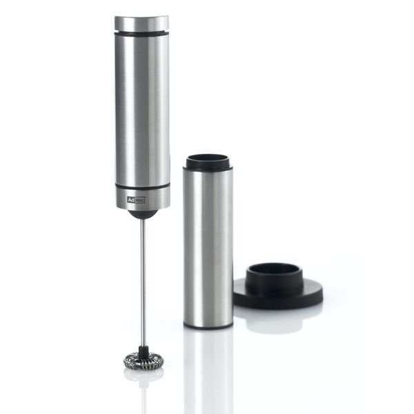 AdHoc Milk Frother: also for Sauces, Cocktails, Vinaigrettes: RAPIDO Silver