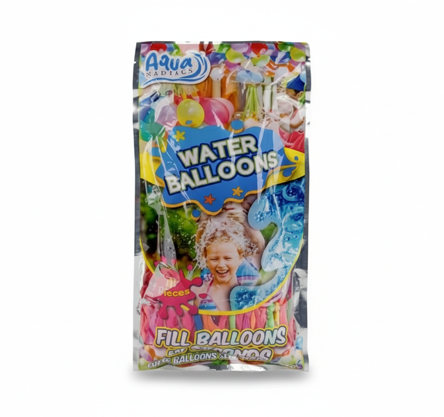 Water Balloons Easy Fill 111 Piece Set with Self-Tying Mechanism