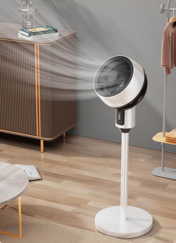 9" Portable Remote Control Air Circulation 3 Blade Pedestal Fan
