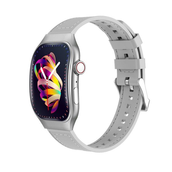 Silver H7 2.01" Bt Call Smartwatch Heart Rate Sl image