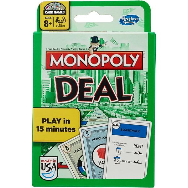 Monopoly Deal Card Game | Quick-Playing Card Game | Fun Games for Families