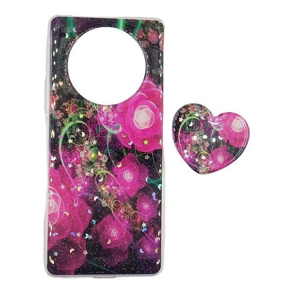 Pop Socket Case Compatible with Honor X30, Magic 4 lite 5G, Honor X9