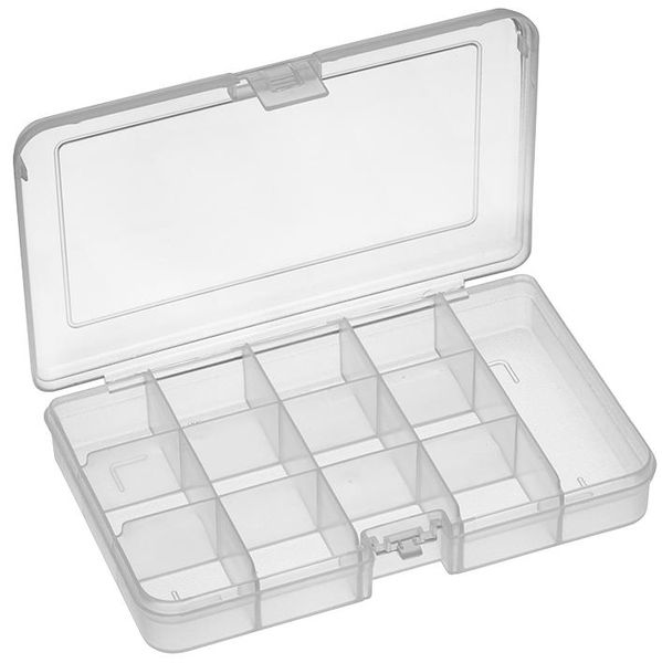 101FTN) Storage Box, 10 Compartment, Transparent