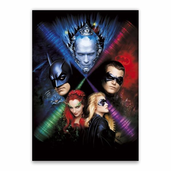 Batman And Robin Movie Collage Poster - A1