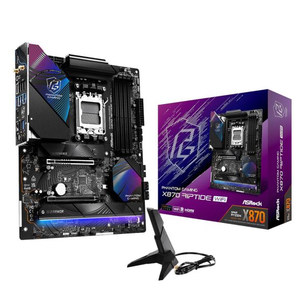 ASRock X870 Riptide AM5 Wi-Fi Phantom Gaming ATX Motherboard