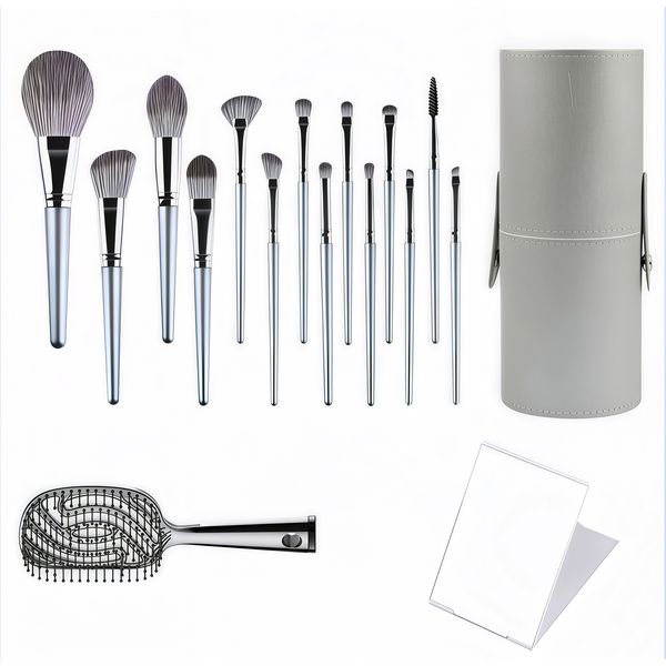 14 Piece Set of Makeup Brushes