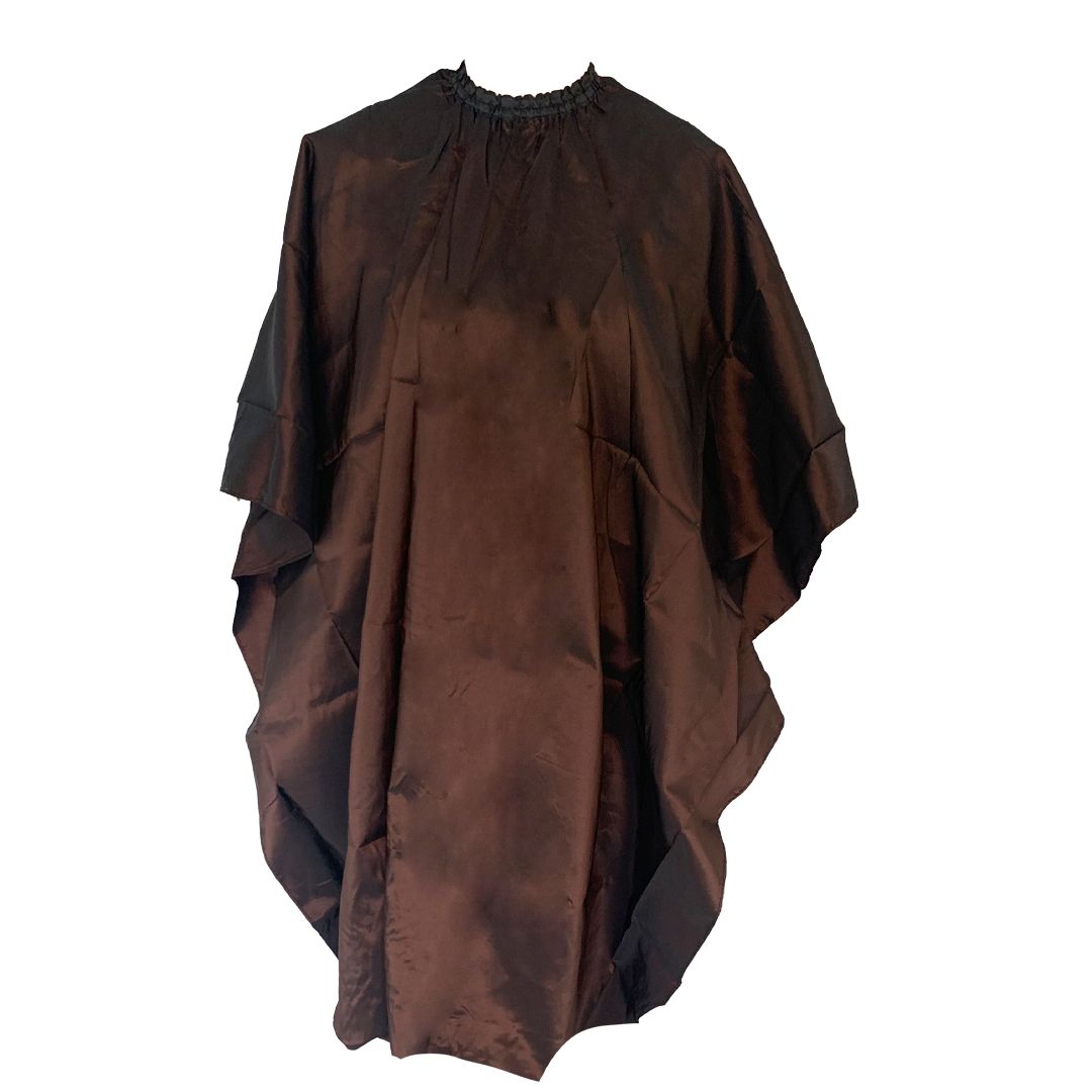 Cutting Cape - Satin - Brown with Slide Clip | Shop Today. Get it ...