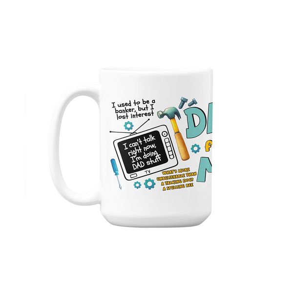 Dad Jokes Father's Day Custom Printed Mug 440ml