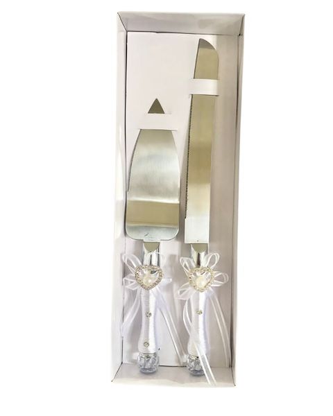 Wedding Cake and Knife Lifter Set