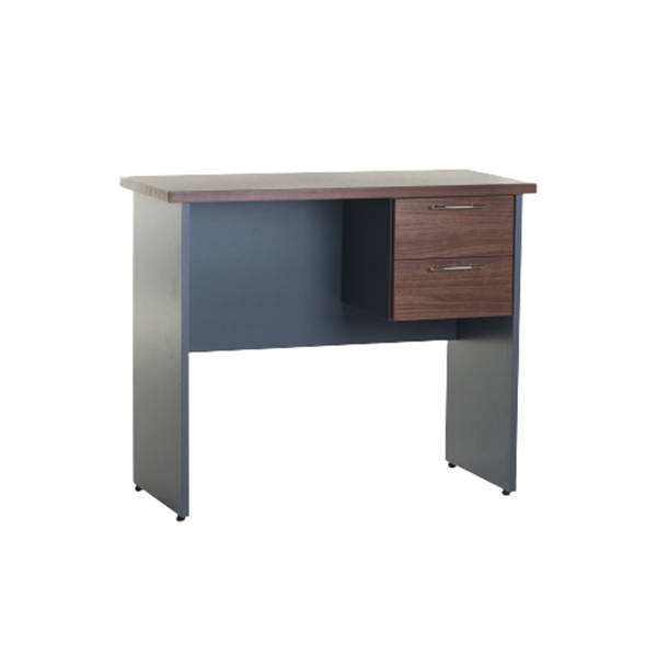 Axa 90cm Side Desk With 2 Drawer Unit