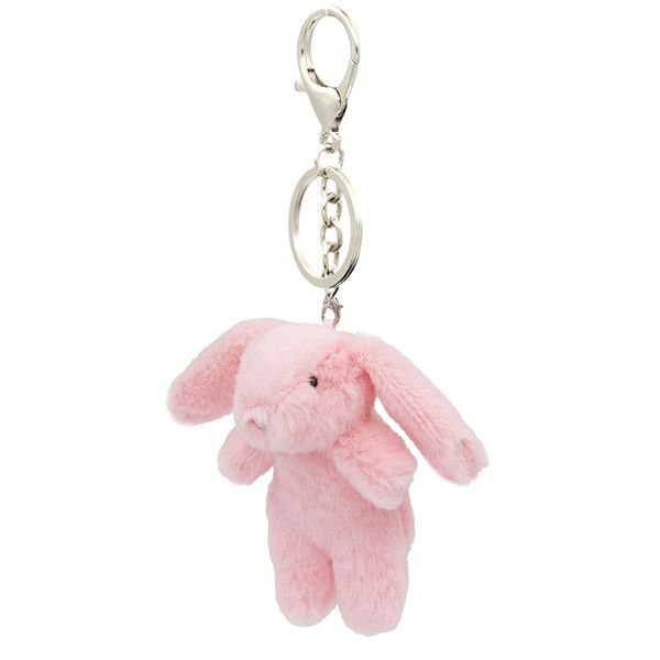 Cute Bunny Plush Keychain: 3.5" Mini Rabbit - Bag Charm Gift For Women