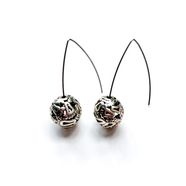 Sleek Sphere Earrings