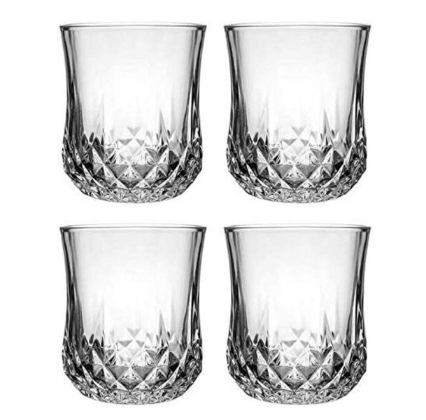 Long Champ Whisky Glasses- 270ml - Set of 4