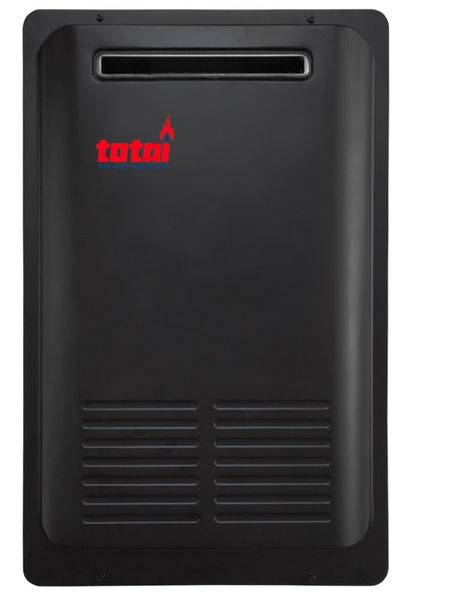 Totai 13/GWH30LF - Outdoor Fan Forced Gas Geyser 30L - Black