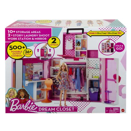 Barbie Doll and Fashion Set, Barbie Clothes with Closet Accessories
