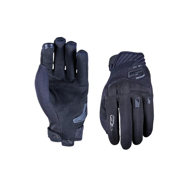 Five Gloves RS3 Evo Black Motorcycle Gloves
