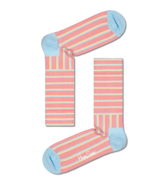 Blocked Stripe Sock