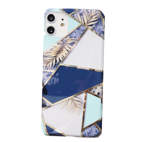 Funki Fish Geometric Marble Phone Case For Iphone 11 Blue Gold Buy Online In South Africa Takealot Com