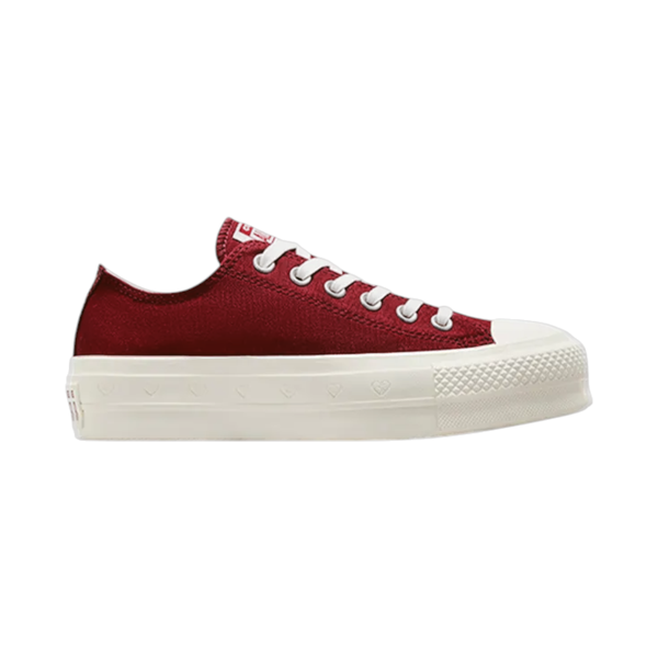 Converse Women's CTAS Lift Lo-Top - Park Red / Vintage White