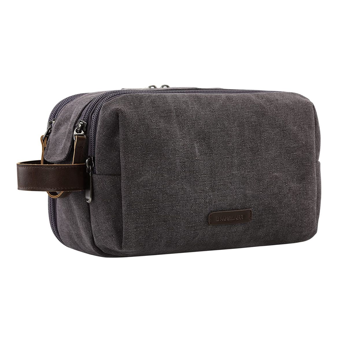 Toiletry Bag Unisex - Canvas Travel Toiletry Organizer,Grey