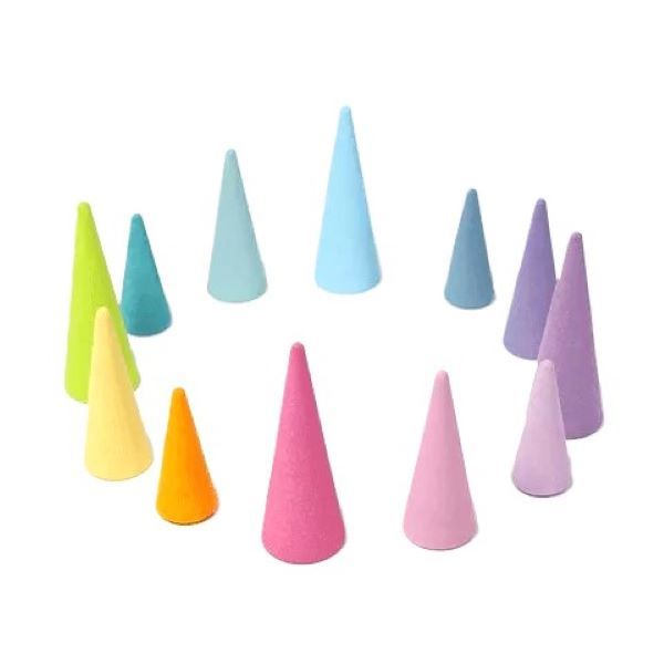 Grimm's Wooden Pastel Rainbow Forest