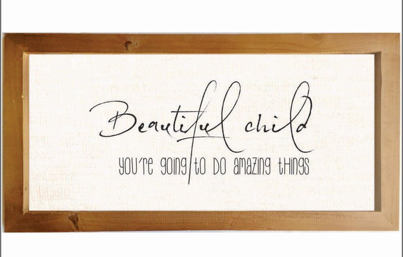 Beautiful Child -Wall Art .Size: W-630mm X H-310mm