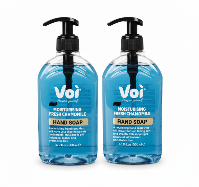 Voi Hand Soap 500ml Fresh Chamomile Scent for Daily Use - 2 Pack