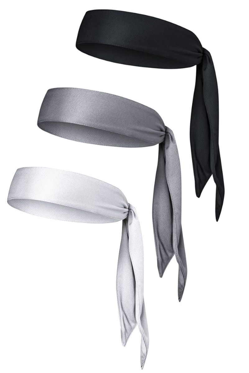 3 Pack Headband Sports Sweatband ,Ninja Headband Karate Tie