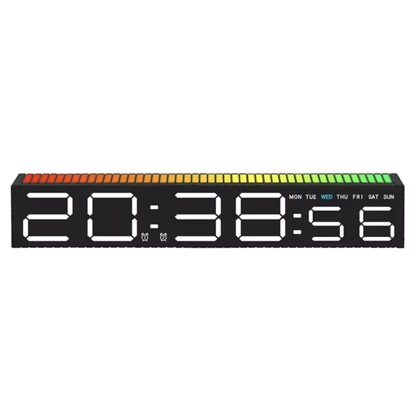 LED Alarm Clock with RGB Rhythm Light
