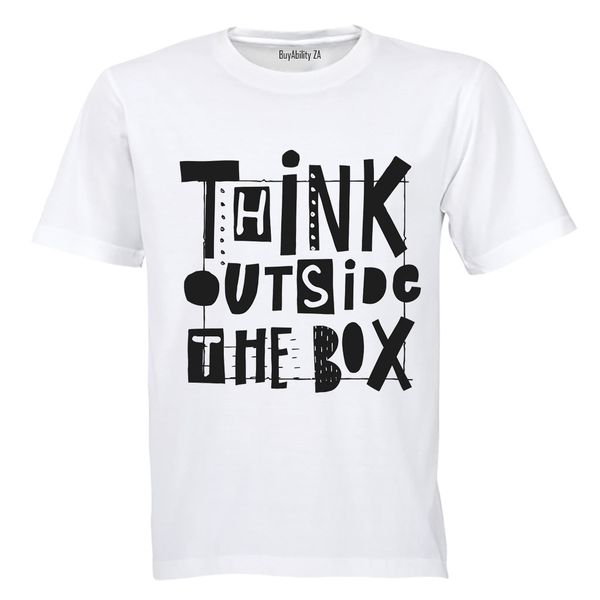 Think Outside the Box - Kids - T-Shirt - White