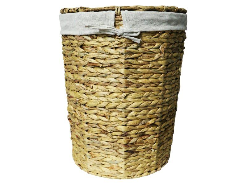 George &amp; Mason Woven Seagrass Laundry Basket Round Tan - Small