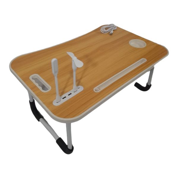 SMTE-Collapsible USB Port Laptop Desk.-F24
