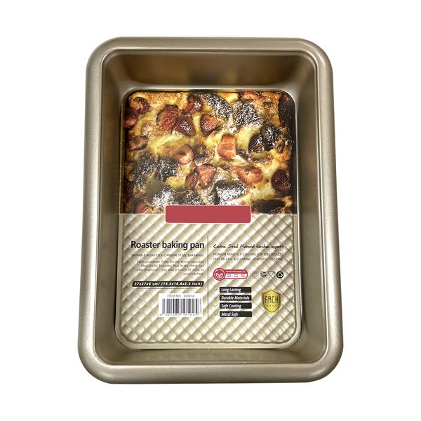Dream Home Nonstick Carbon Steel Roasting Pan for Baking - 37x27x6cm