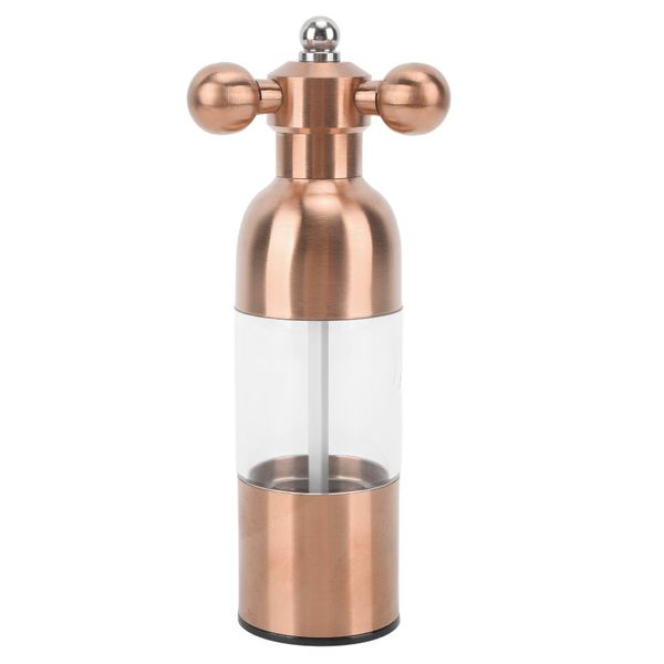 Pepper Mill Coarseness Adjustable Manual Pepper Salt Grinder Rose Gold Small