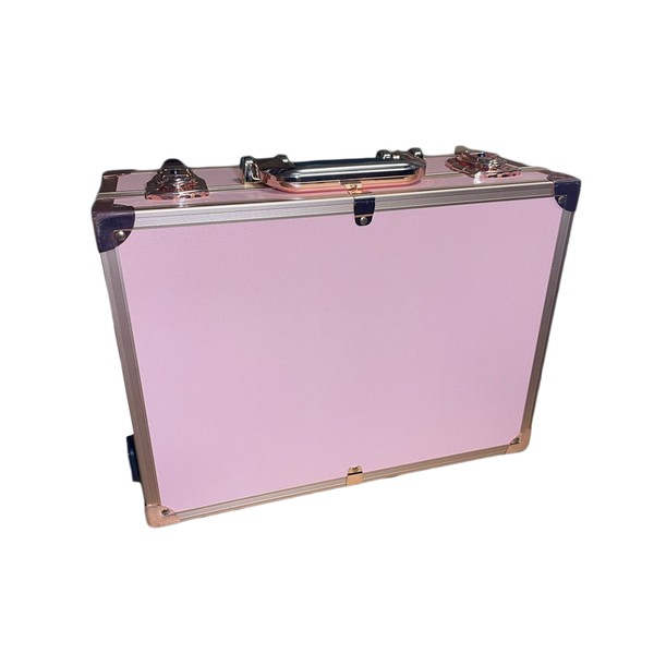 Cosmetic Storage Make up Box with Adjustable LED Lights &amp; Mirror BB-RG