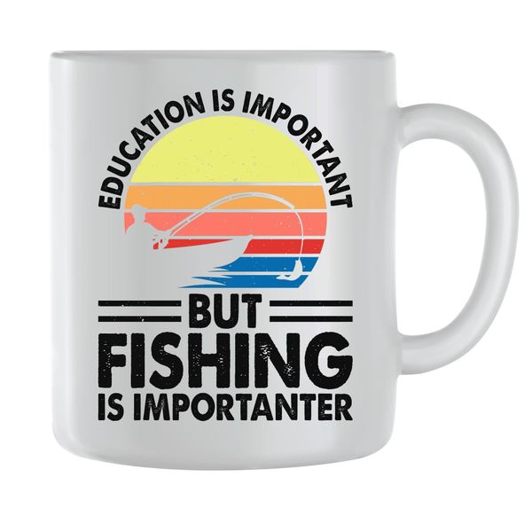 Learn Coffee Mugs for Men Women Trendy Fishing Lover Graphic Cup Present196