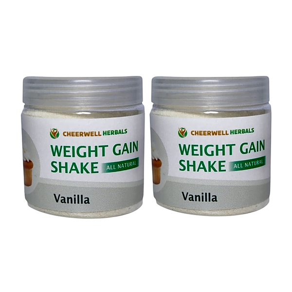 Cheerwell Herbals Weight Gain Shake Vanilla Combo 2 x 450g