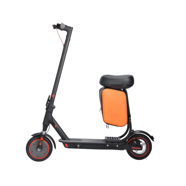Foldable Electric Scooter - Removable Seat, Storage Case and Dual Brakes