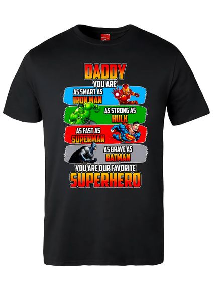 Daddy's Superhero - Girls T-shirt