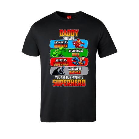 Daddy's Superhero- Boys T-shirt