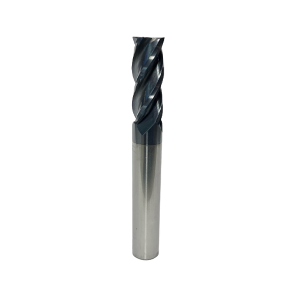 Tungsten Carbide HRC45 End Mill Cutter - 4 Flutes - D8 x 20 x D8 x 60L