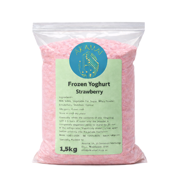 Frozen Yoghurt Powder Premix - Strawberry Flavour - Makes 5kg